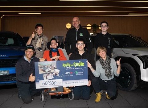 Bild von Région Valais : Don exceptionnel du Rally For Smile